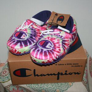 Champion University Tie Dye Slippers - NIB